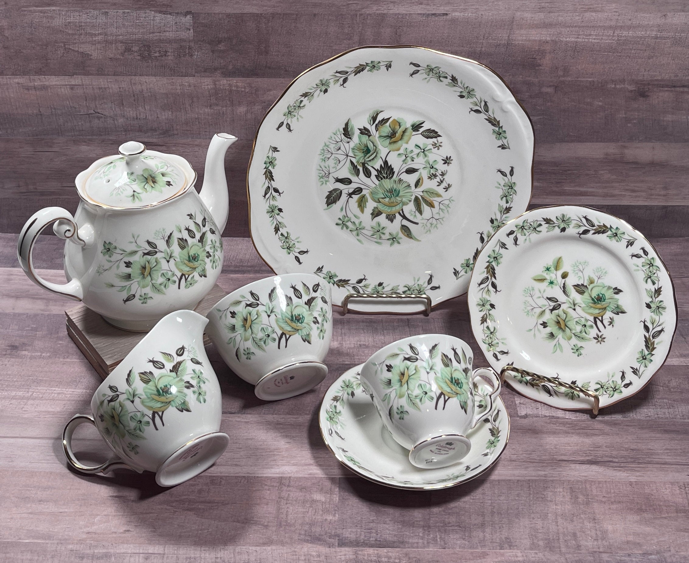 Colclough Bone China tea set Kitschy Trinkets